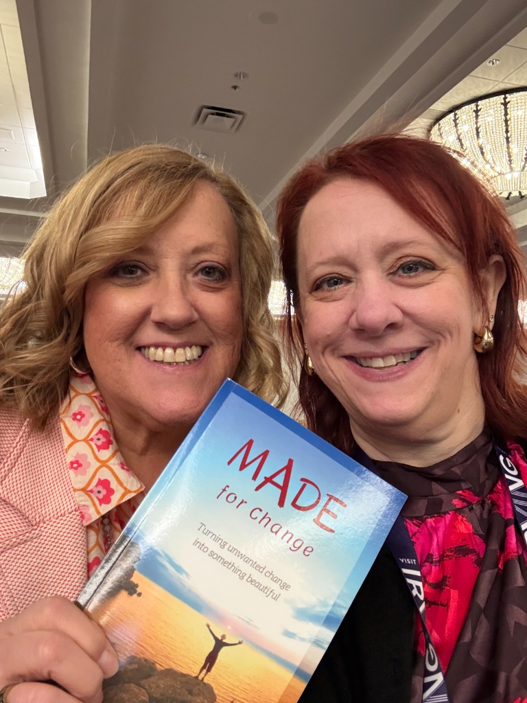 Melissa Ruth at a leadership conference with Made for Change